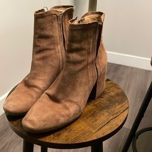 Lucky Brand Suede Booties